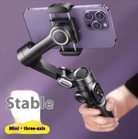 3 - Axis Gimbal Stabilizer for Phones – Smooth Shots + Built - In Tripod - My Store