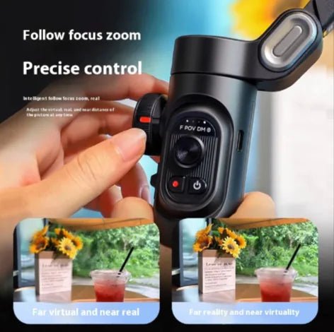 3 - Axis Gimbal Stabilizer for Phones – Smooth Shots + Built - In Tripod - My Store
