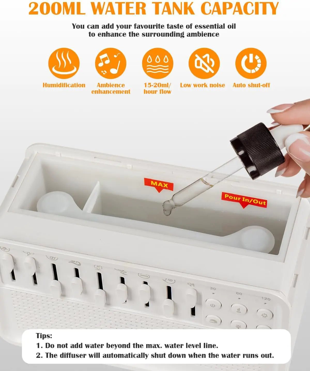 3 - in - 1 Bluetooth White Noise Speaker Humidifier - My Store