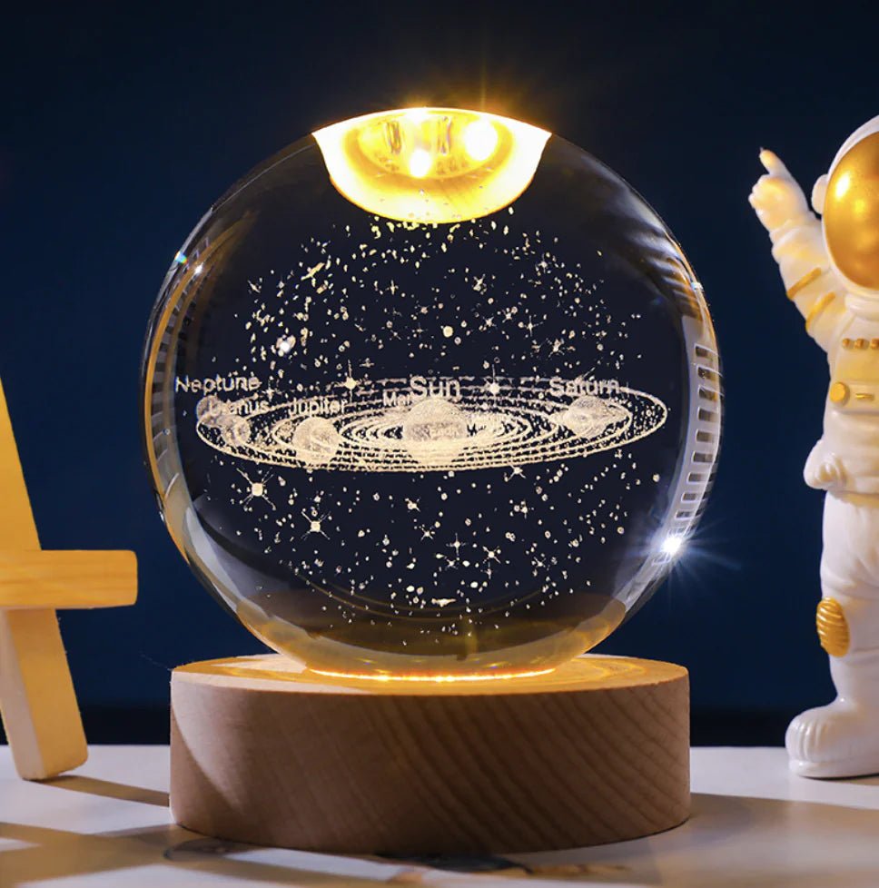 3D Laser Lamp - Virgin Mary with Crystal Ball Set - My Store