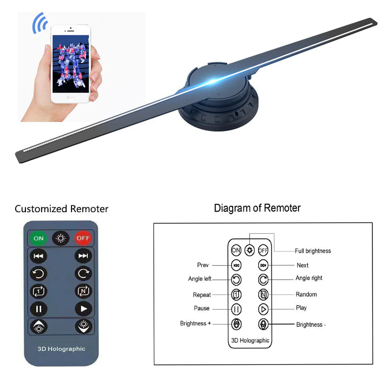 3D Holographic Display – Grab Attention Instantly