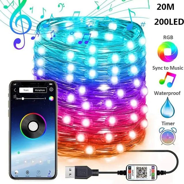 Bluetooth LED String Lights - My Store