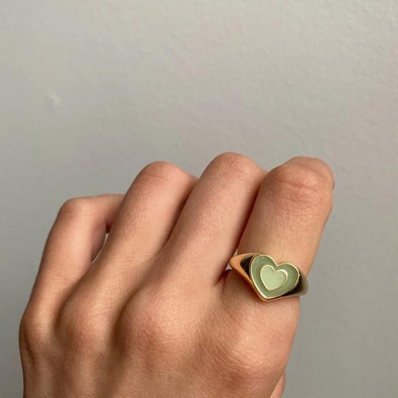 Creative Love Heart Ring - My Store