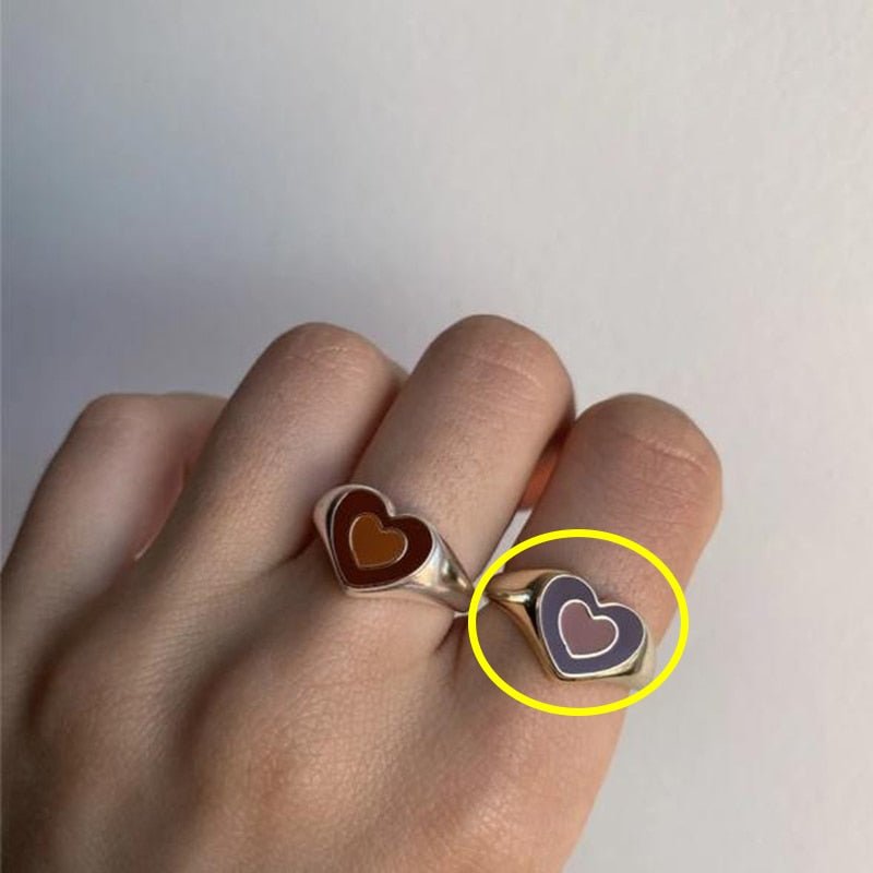 Creative Love Heart Ring - My Store