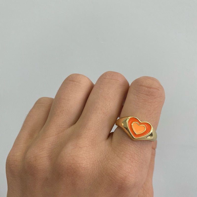 Creative Love Heart Ring - My Store