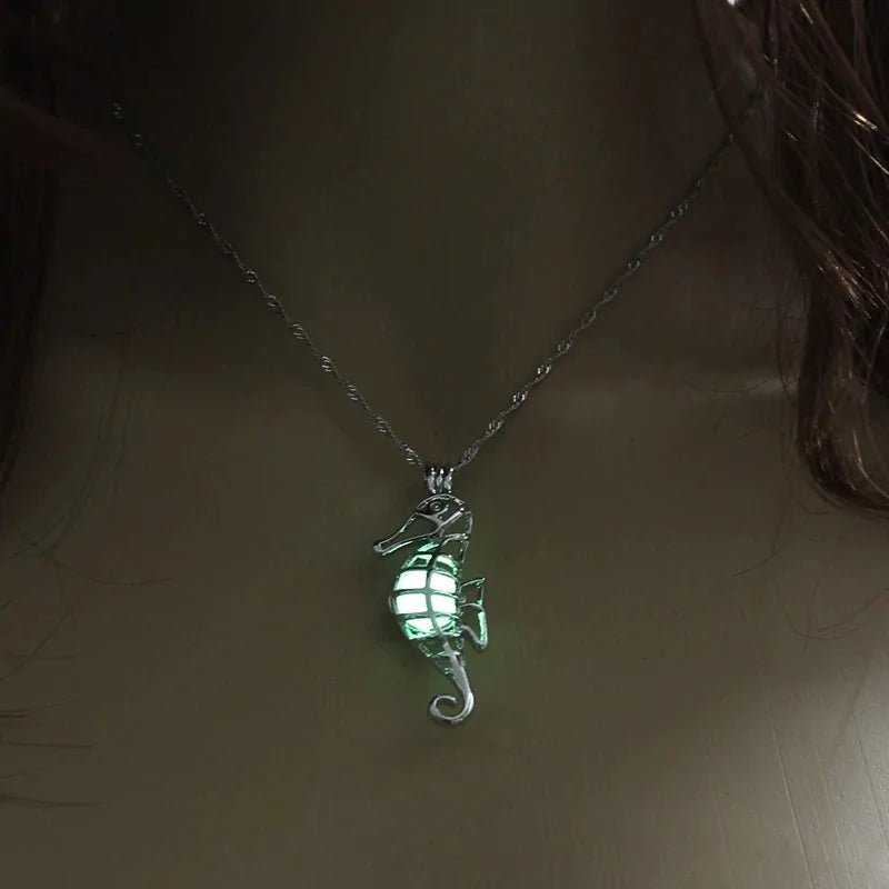 Moon Glowing Necklace - Necklace | Trendark