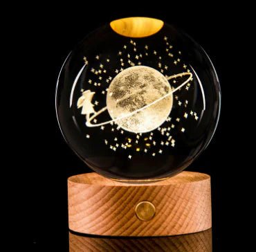 3D Laser - Etched Crystal Ball - My Store