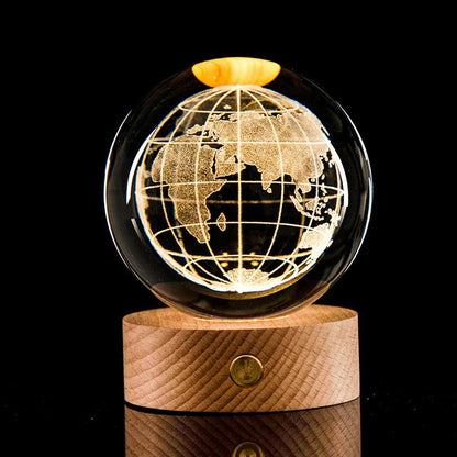 3D Laser - Etched Crystal Ball - My Store