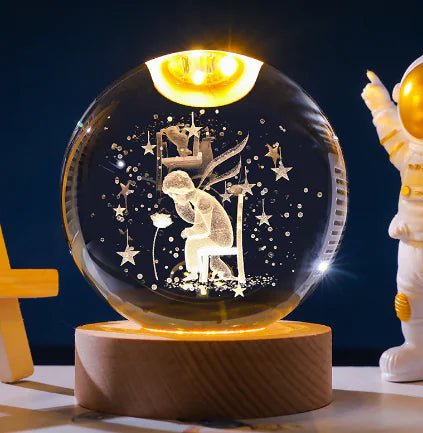 3D Laser - Etched Crystal Ball - My Store