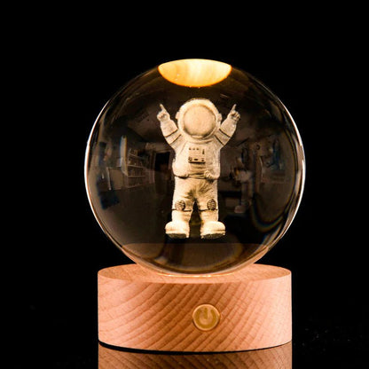 3D Laser - Etched Crystal Ball - My Store