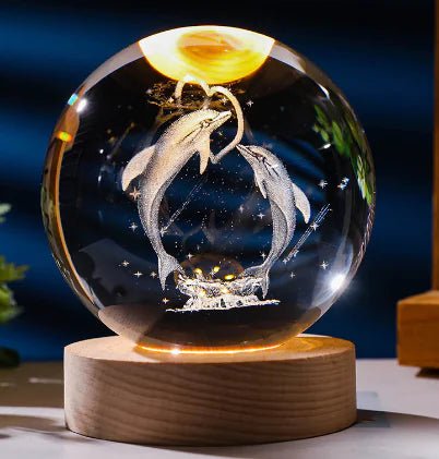 3D Laser - Etched Crystal Ball - My Store
