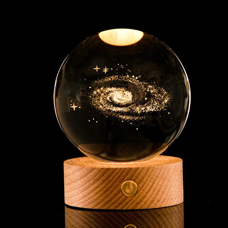 3D Laser - Etched Crystal Ball - My Store