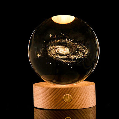 3D Laser - Etched Crystal Ball - My Store