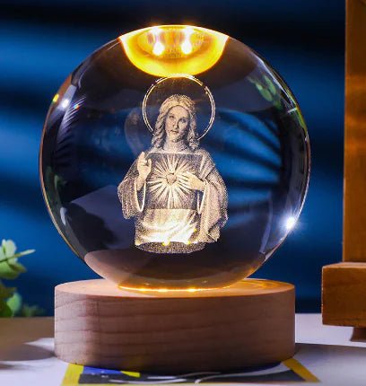 3D Laser - Etched Crystal Ball - My Store