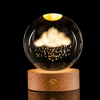 3D Laser - Etched Crystal Ball - My Store