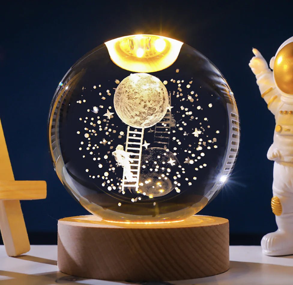 3D Laser Lamp - Virgin Mary with Crystal Ball Set - My Store