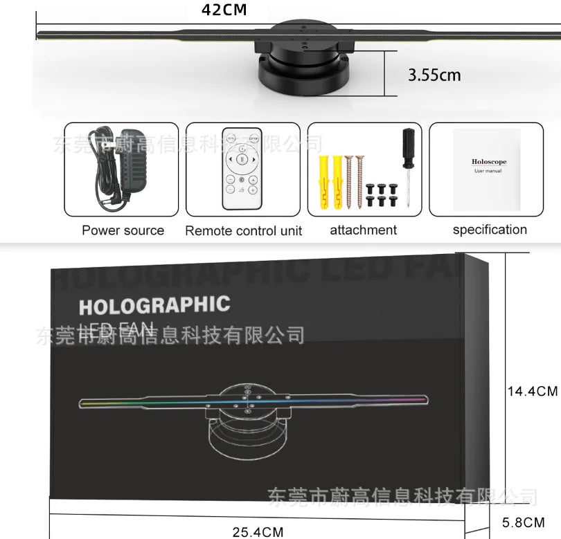 HoloAir™ 3D Display Fan
