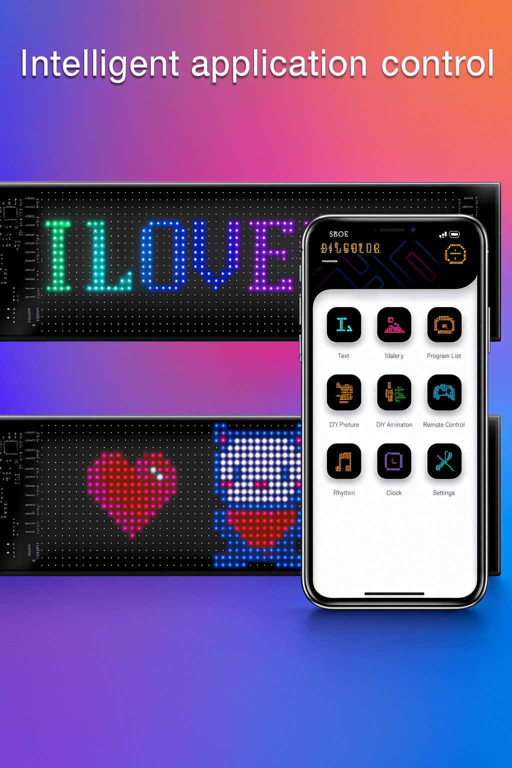 Programmable LED Signage, Flexible USB 5V Digital Signage