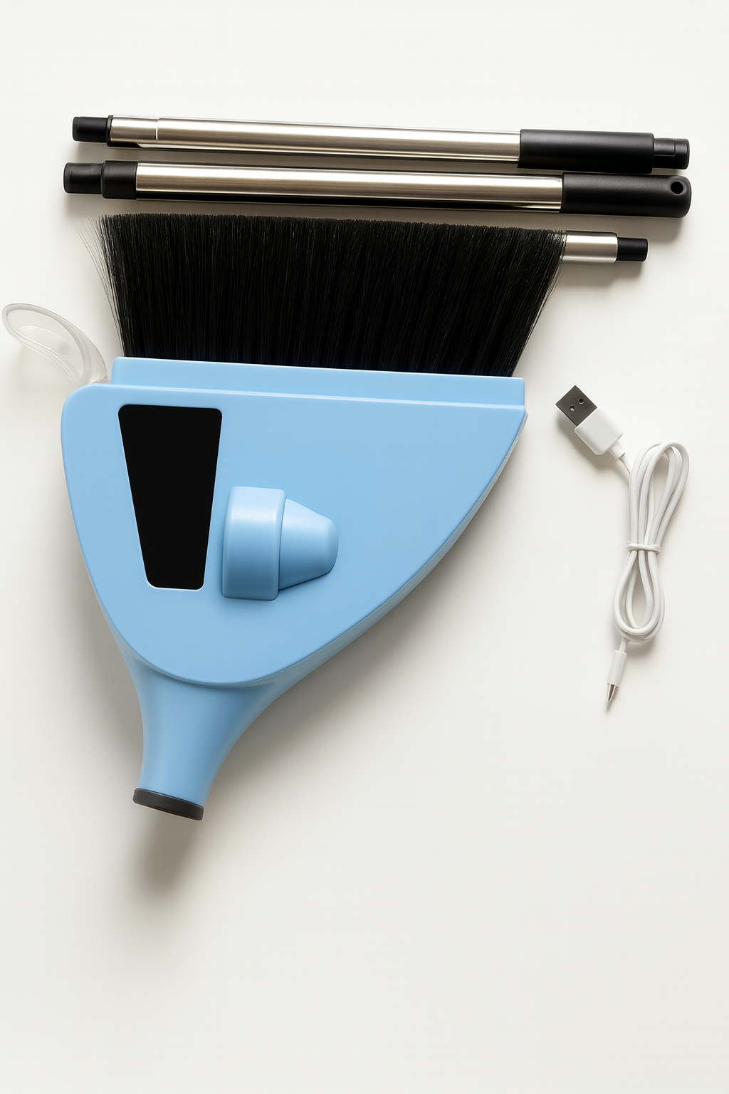 2-in-1 Broom Vacuum – Lightweight & Powerful Cleaning