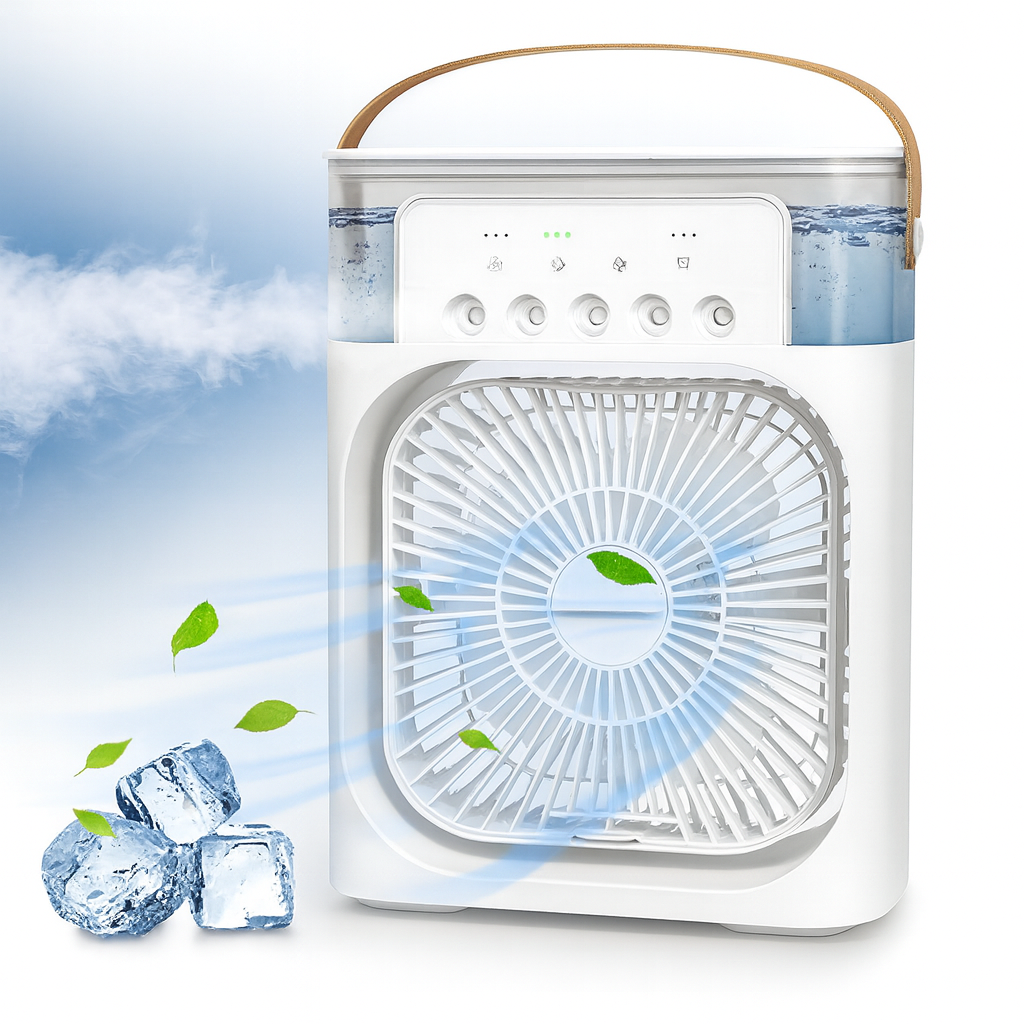 Cooling humidifier fan