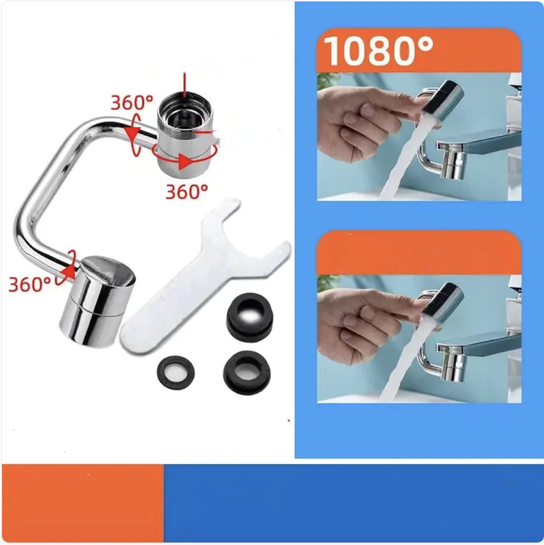 Adjustable Mechanical Arm Faucet Extender - My Store