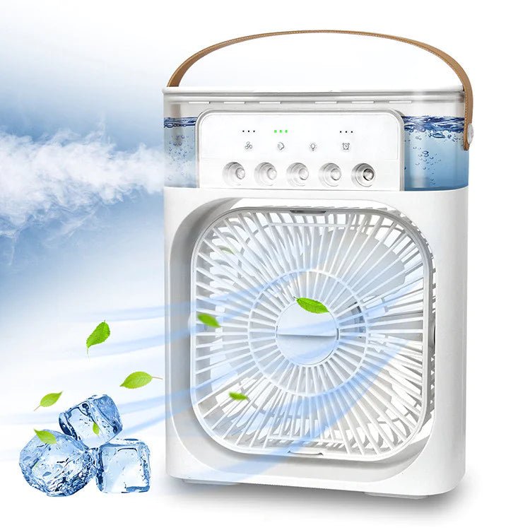 Air Humidifier Cooling USB Fan LED Night Light Water Mist Humidification Fan Spray - My Store