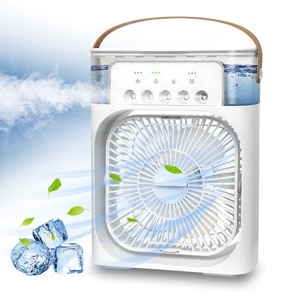 Air Humidifier Cooling USB Fan LED Night Light Water Mist Humidification Fan Spray - My Store