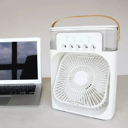 Air Humidifier Cooling USB Fan LED Night Light Water Mist Humidification Fan Spray - My Store