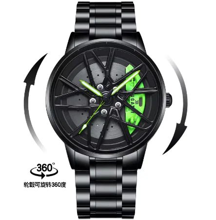 Car Wheel Hub Rim Watch - My Store
