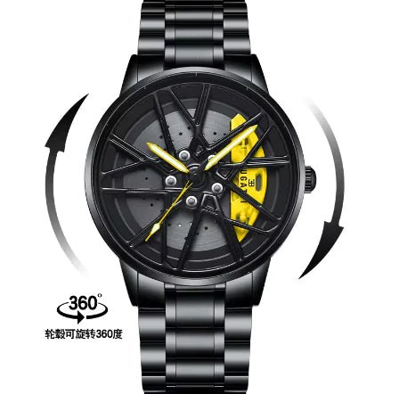 Car Wheel Hub Rim Watch - My Store