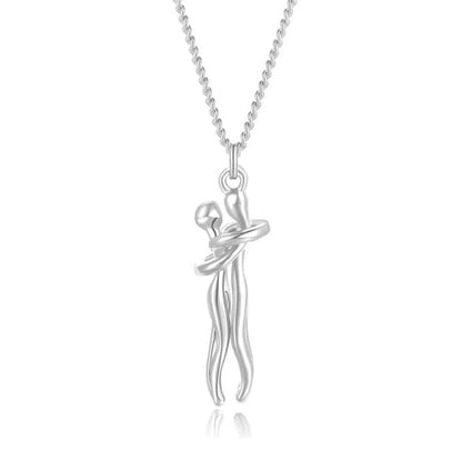 Couple Hugging Pendant Necklace - My Store