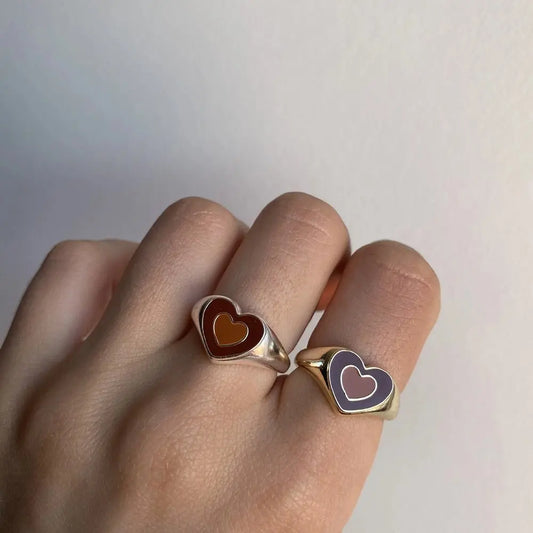 Creative Love Heart Ring - My Store