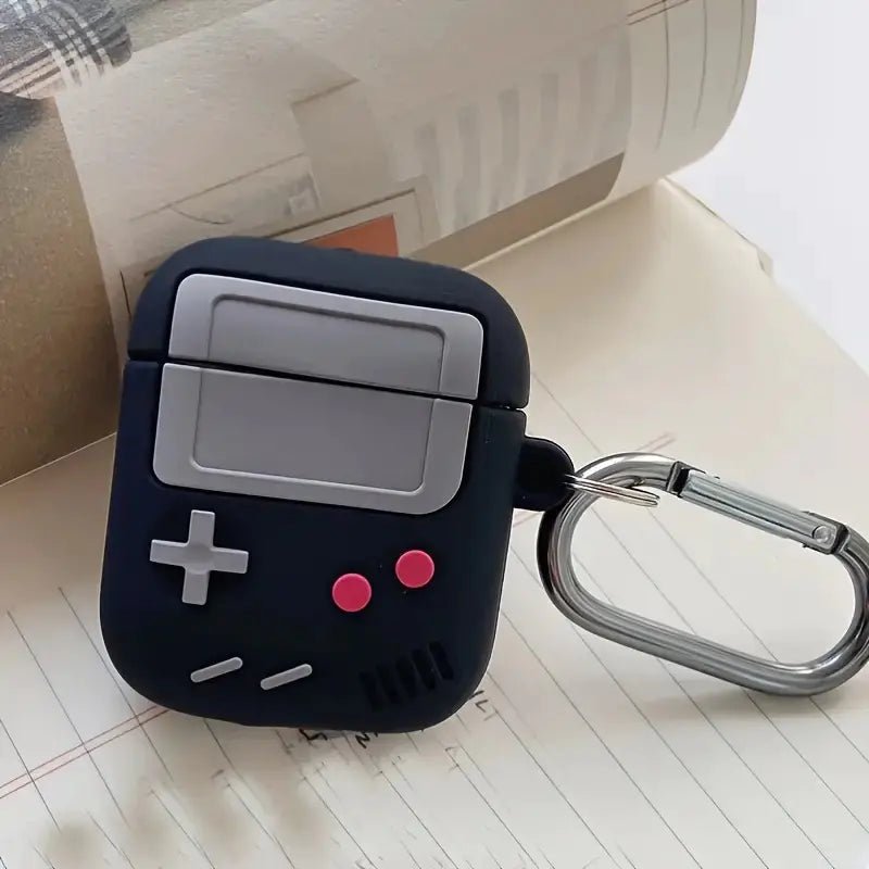 Game Console Earphone Case with Keychain for AirPods - My Store