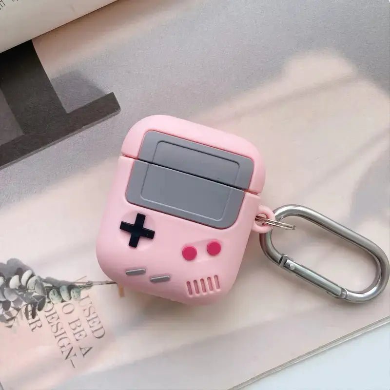 Game Console Earphone Case with Keychain for AirPods - My Store
