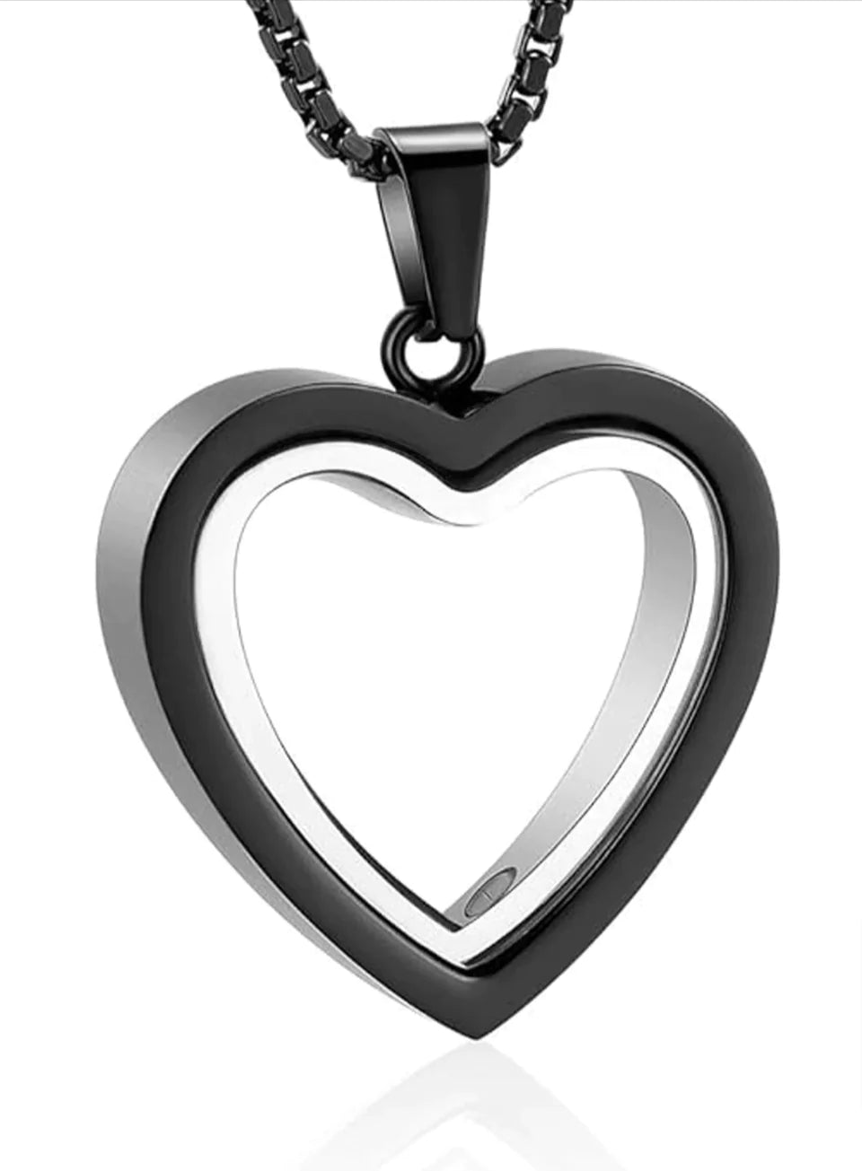 Heartfelt Remembrance: Stainless Steel Heart - Shaped Cremation Pendant - My Store