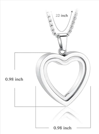 Heartfelt Remembrance: Stainless Steel Heart - Shaped Cremation Pendant - My Store