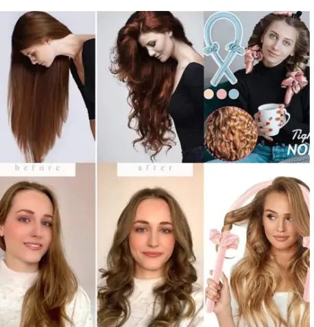 Heatless Curling Wand Headband - My Store