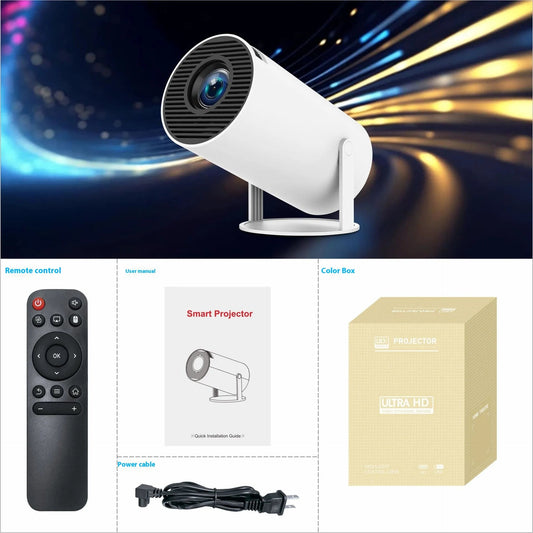 HY300 Pro Projector Home Theater Entertainment Portable Small Projector - My Store