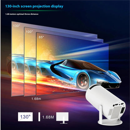 HY300 Pro Projector Home Theater Entertainment Portable Small Projector - My Store