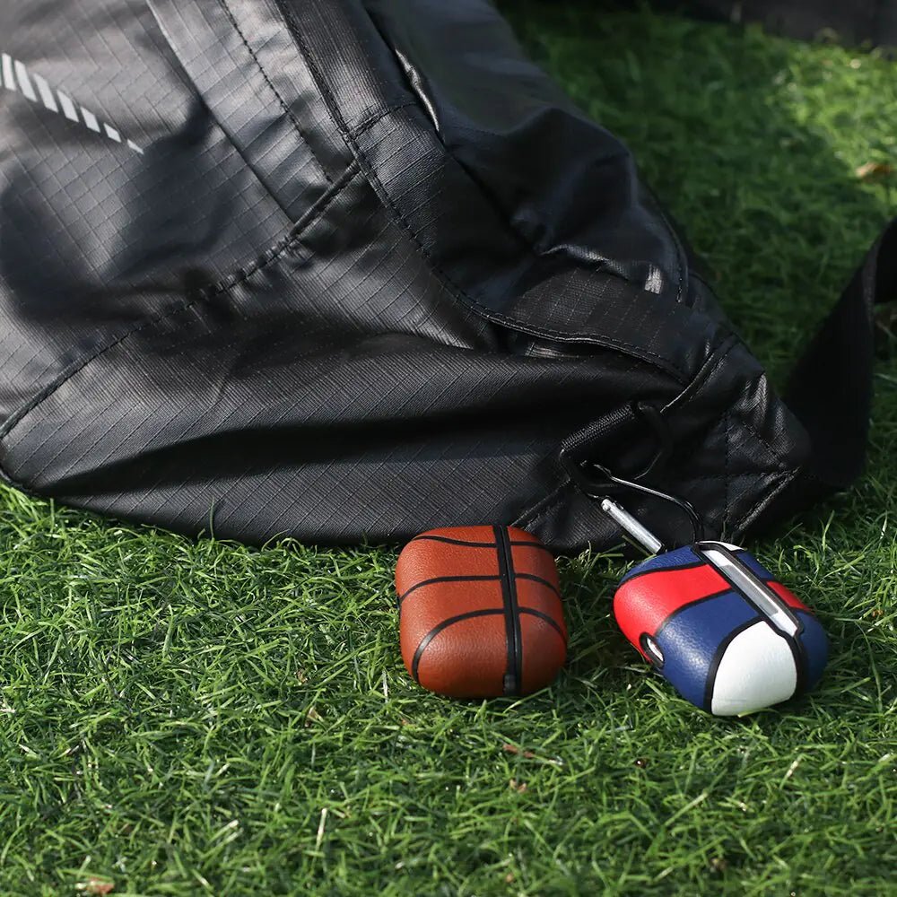 Leather Basketball Case For Air Pods - My Store