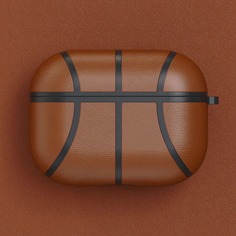 Leather Basketball Case For Air Pods - My Store
