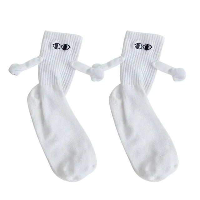 Magnetic Holding Hands Couple Socks - My Store