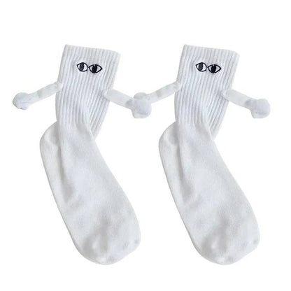 Magnetic Holding Hands Couple Socks - My Store
