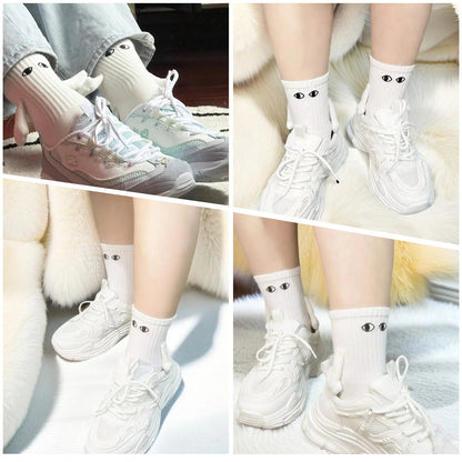 Magnetic Holding Hands Couple Socks - My Store