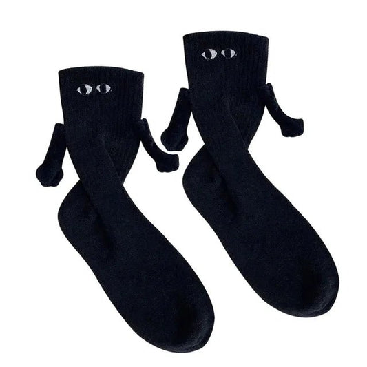 Magnetic Holding Hands Couple Socks - My Store