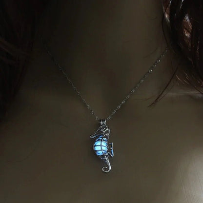 Moon Glowing Necklace - Necklace | Trendark