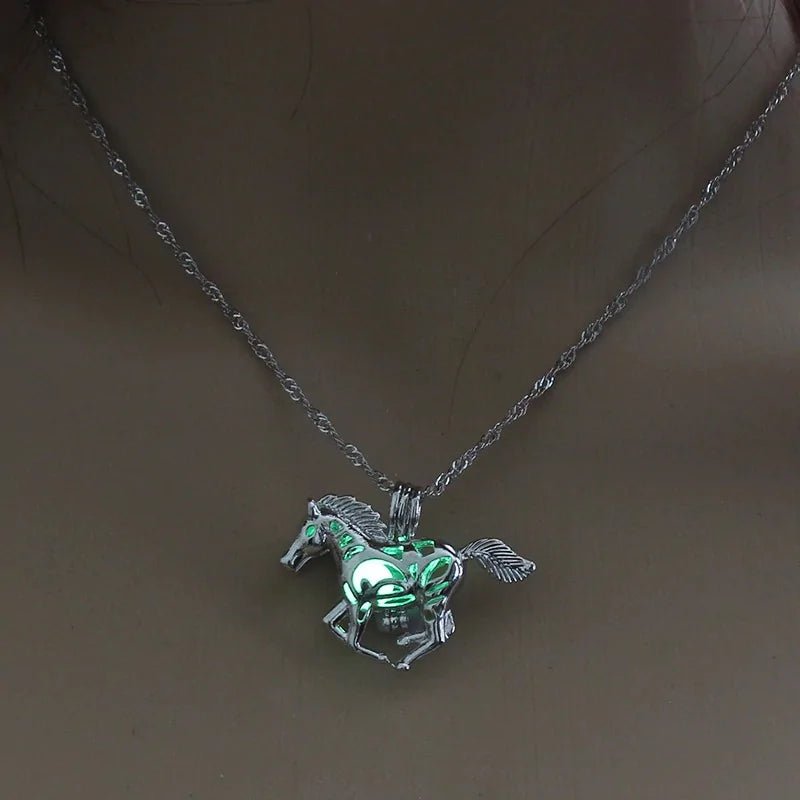 Moon Glowing Necklace - Necklace | Trendark