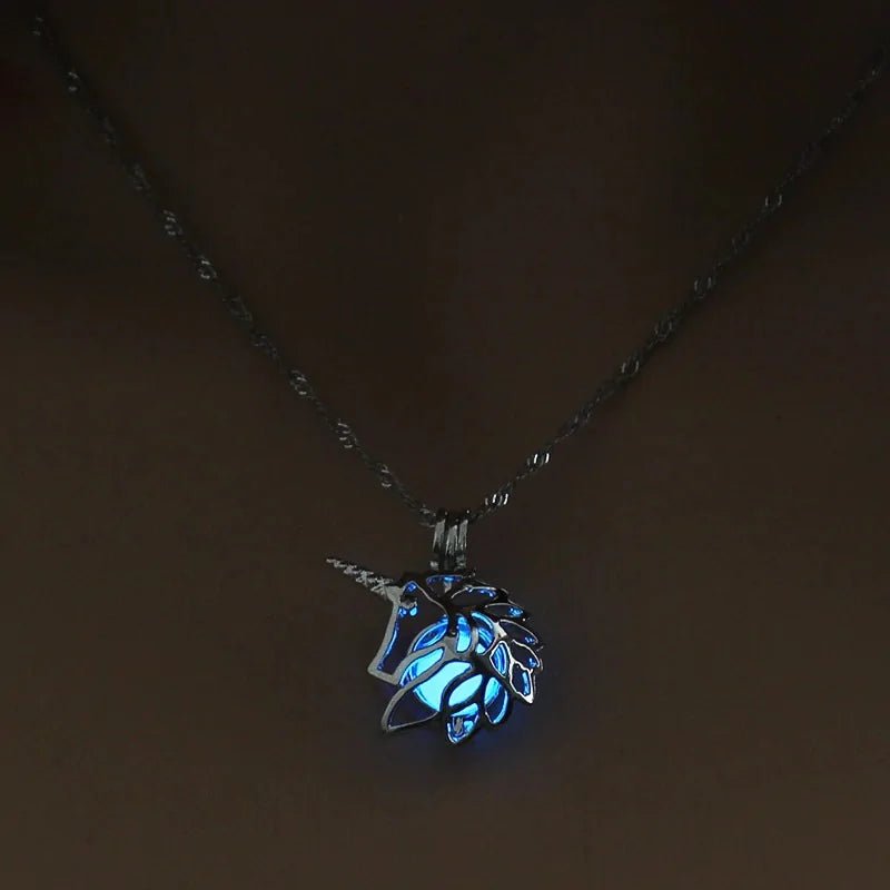 Moon Glowing Necklace - Necklace | Trendark