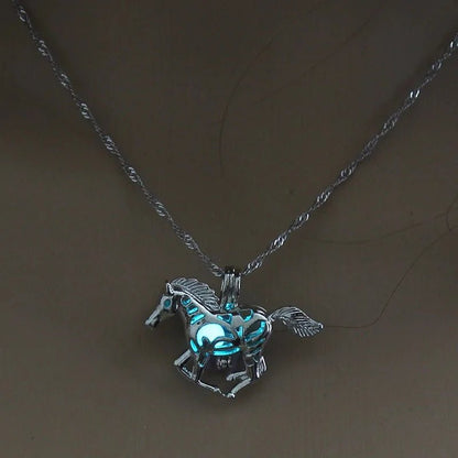 Moon Glowing Necklace - Necklace | Trendark