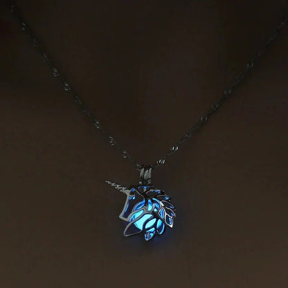 Moon Glowing Necklace - Necklace | Trendark